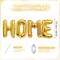 40-Inch Gold "HOME" Letter Foil Balloons – Large Metallic Mylar Banner for Housewarming Party, New Home Welcome Decor, Family Moving & Homecoming Celebrations